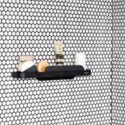 Снимка на Рафт за душ с приставка за почистване Brabantia MindSet Dark Grey