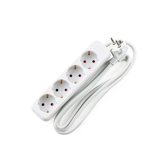 Снимка на Разклонител Muhler 4G, Шуко, 1.5mm2,  1.5m дължина