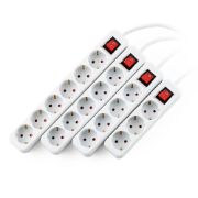 Снимка на Разклонител Muhler с ключ, 5G, 1.5mm2,  1.5m дължина