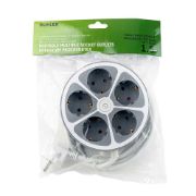 Снимка на Разклонител кръг Muhler с ключ, 5 гн, 1.5mm2,  1.5m дължина