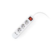 Снимка на Разклонител Muhler с ключ, 3 гн., +2X USB порта тип А+C