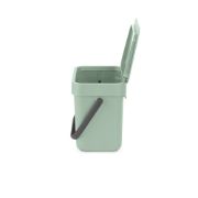 Снимка на Кош за смет за разделно събиране Brabantia Sort&Go 3L, Jade Green