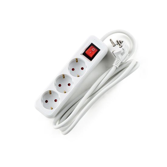 Снимка на Разклонител Muhler с ключ, 3G, 1.5mm2, 3.0m дължина