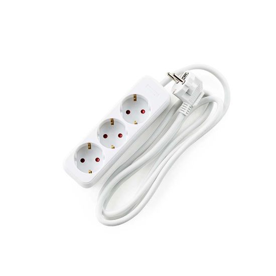 Снимка на Разклонител Muhler 3G, Шуко, 1.5mm2,  3m дължина