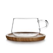Снимка на Чаша за чай с бамбукова подложна чинийка VIVA Classic 250ml
