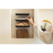 Снимка на Кутии за съхранение на продукти комплект Brabantia Tasty+ Stackable 2x1.5L+1x3.5L Dark Grey