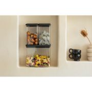 Снимка на Кутии за съхранение на продукти комплект Brabantia Tasty+ Stackable 2x1.6L+1x3.5L Dark Grey