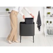 Снимка на Кош за смет Brabantia Bo Touch 11+23L, Confident Grey
