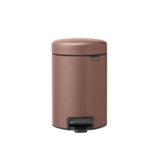 Снимка на Кош за смет с педал Brabantia NewIcon 3L, Satin Taupe