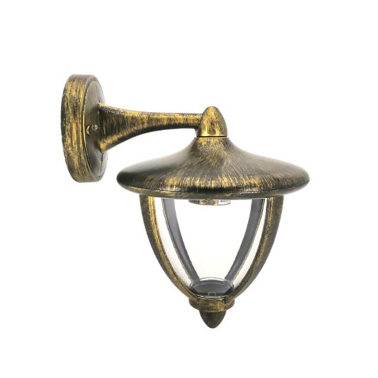 Снимка на Градински фенер Dorian Gold с горен носач, E27, IP44