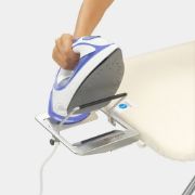 Снимка на Маса за гладене Brabantia C 124x45cm с поставка за ютия и рафт за дрехи, Ecru