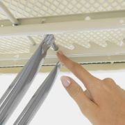 Снимка на Маса за гладене Brabantia C 124x45cm с поставка за ютия и рафт за дрехи, Ecru