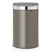 Снимка на Кош за смет Brabantia Touch Bin New 40L, Platinum, метален капак