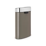 Снимка на Кош за смет Brabantia Touch Bin New 40L, Platinum, метален капак