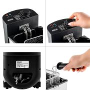 Снимка на Фритюрник  Muhler DF-3030IX 3.0 Л, неръждаема стомана