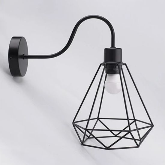 Снимка на Аплик Метална мозайка черен мат DREAM LIGHTS