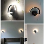 Снимка на Стенен аплик Око черен мат DREAM LIGHTS