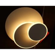 Снимка на Стенен аплик Тройна окръжност бял мат DREAM LIGHTS