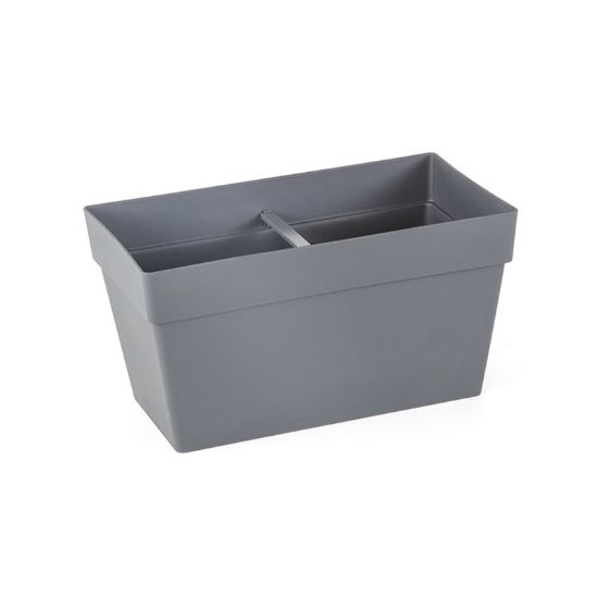 Снимка на Кашпа 30x15.8x17 см 6.5 л антрацит Yali SERINOVA