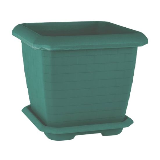 Снимка на Саксия Hisar 44 л тъмнозелена HK04 SERINOVA