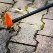 Снимка на Телена четка за градински настилки 80-140 см BRADAS