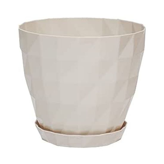 Снимка на Саксия Crystal 3.25 л бяла KRT4 SERINOVA