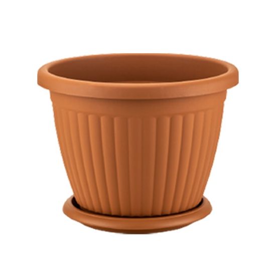 Снимка на Саксия Kemer 1.5 л кафявa KSG2 SERINOVA