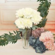 Снимка на Декоративен букет Божури 7 цвята 53 см