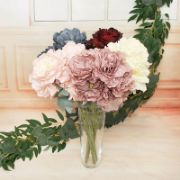 Снимка на Декоративен букет Божури 7 цвята 53 см