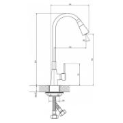 Снимка на Смесител за кухня Havana Beige INTER CERAMIC