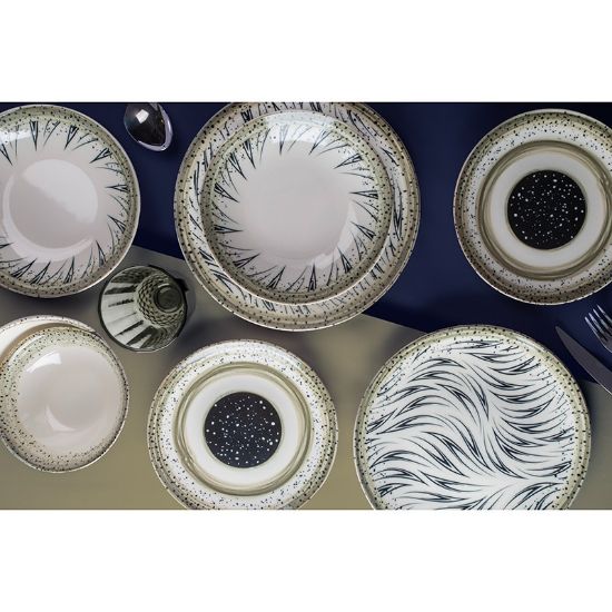 Снимка на Порцеланов сервиз за хранене 24 части Пролетна роса FARIKA