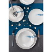 Снимка на Порцеланов сервиз за хранене 24 части Морски вълни FARIKA