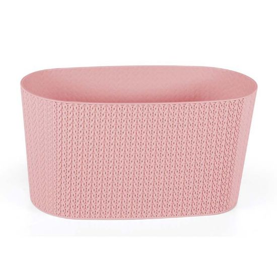 Снимка на Саксия за балкон 29x15.4x14.8 см розова SERINOVA