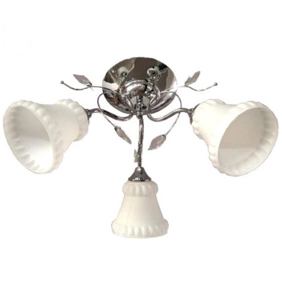 Снимка на Полилей 3xE27 60W хром/бял 9097/3 SPECTRA