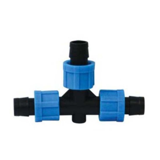 Снимка на Тройник за лентов маркуч за капково напояване Ф17 мм HERLY