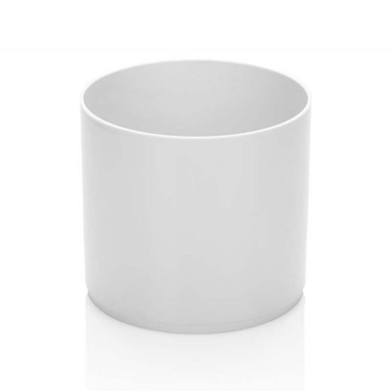 Снимка на Саксия 11x10 см 0.88 л бяла Trend SERINOVA