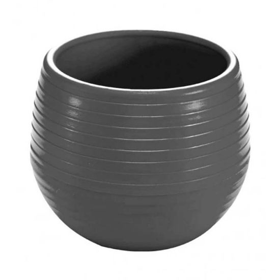 Снимка на Саксия 13x12.5 см 1.3 л антрацит Elvan SERINOVA