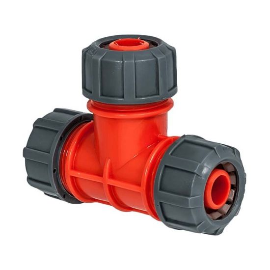 Снимка на Тройник за лентов маркуч за капково напояване Ф19 мм