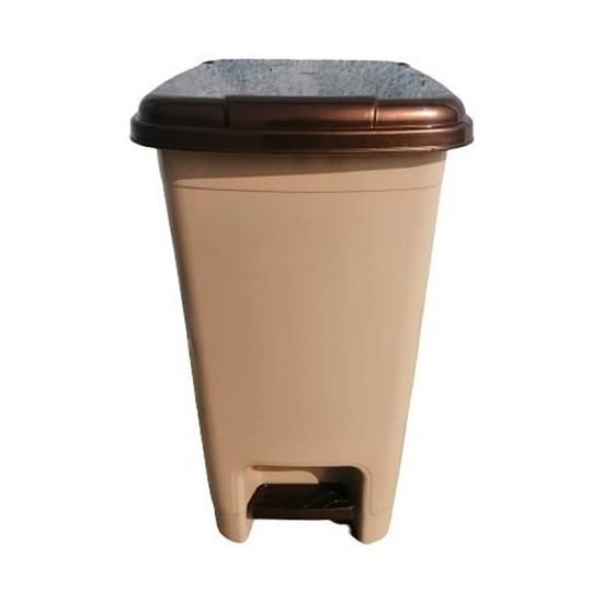 Снимка на Кош за боклук с педал без вътрешна кофа 25 л капучино VIOLET HOUSE