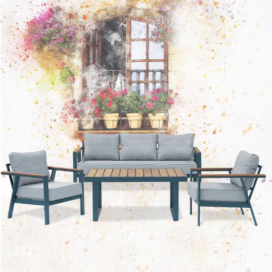 Снимка на Градински метален комплект 4 части Truva FORMET