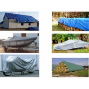 Снимка на Подсилено покривало 4x5 м 120 гр/м2 сиво BRADAS