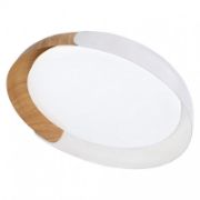 Снимка на LED плафон Cabana 24 W ø46 см бял+дърво LIGHTEX