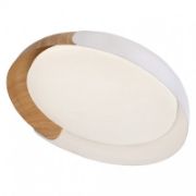 Снимка на LED плафон Cabana 24 W ø46 см бял+дърво LIGHTEX