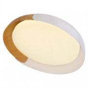 Снимка на LED плафон Cabana 24 W ø46 см бял+дърво LIGHTEX