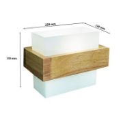 Снимка на Аплик Мелизос дърво/стъкло DREAM LIGHTS