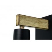 Снимка на Аплик Фраско черен/дърво DREAM LIGHTS