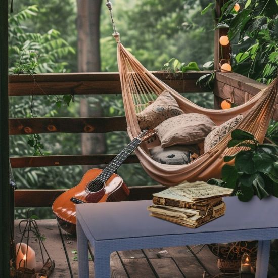 Снимка на Градинска маса със стъкло 90x150 см антрацит Zeugma Rattan MEVSIM