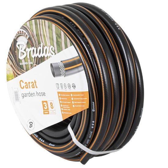 Снимка на Градински трислоен маркуч 3/4" 25 м Carat BRADAS