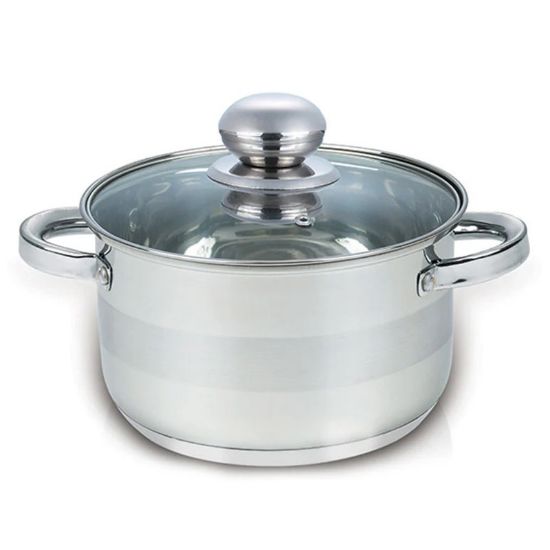 Снимка на Тенджера с многослойно дъно 3.9 л ø20 см инокс SAPIR