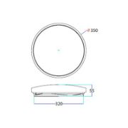 Снимка на LED плафон Звезди 3в1 24 W V-TAC